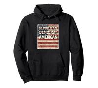 Not Republican Not Democrat American Indepedent Libertarian Pullover Hoodie