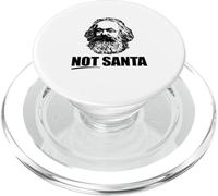 NOT SANTA Karl Marx Funny Marxist Communist Meme PopSockets PopGrip for MagSafe