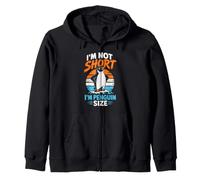 Not Short I am Penguin Size Little friend penguin Zip Hoodie