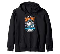 Not Short I am Penguin Size Little friend penguin Zip Hoodie