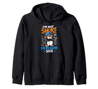 Not Short I am Penguin Size Little friend penguin Zip Hoodie