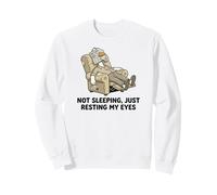 Not Sleeping Just Resting My Eyes Funny Dad Father’s Day Sweatshirt