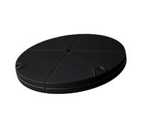 Not Slip Bottom Thick Spongiform Transportable Round Mat 4 Fold Sports Car Safe Stretching and Dance Practice Crowded Multiple Purpose Mat