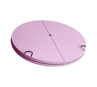 Not Slip Bottom Thick Spongiform Transportable Round Mat 4 Fold Sports Car Safe Stretching and Dance Practice Crowded Multiple Purpose Mat