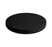 Not Slip Bottom Thick Spongiform Transportable Round Mat 4 Fold Sports Car Safe Stretching and Dance Practice Crowded Pliable Round Mat