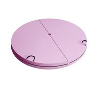 Not Slip Bottom Thick Spongiform Transportable Round Mat 4 Fold Sports Car Safe Stretching and Dance Practice Crowded Multiple Purpose Mat