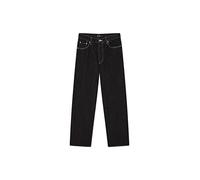 Not So Ape Wide Leg Denim Pants, All-Gender Unisex, Made in Japan, Washed Black, Medium