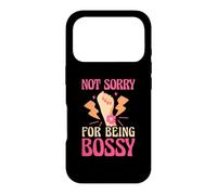 Not Sorry For Being Bossy Feminism Feminist Women Case for iPhone 17 Pro