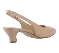 (Not Specified, 6 (Adults')) Hush Puppies Nahla Leather Women's Nude Pointy Slingback Shoes