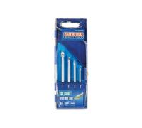 Not specified Faithfull Tile & Glass Drill Bit Set of 4 (3-6mm)