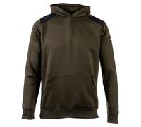 (Not Specified, L) Caterpillar Essentials Polyester Men's Moss Hooded Sweatshirt