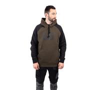 (Not Specified, L) Caterpillar Raglan Cotton Men's Moss Hooded Sweatshirt