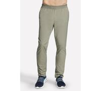 (Not Specified, M) Skechers Performance Pant Downtown Classic Polyester Men's Olive Track Pants