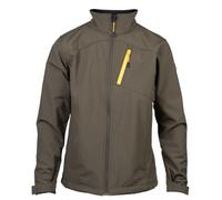 (Not Specified, XXL) Caterpillar Essentials Shell Men's Moss Softshell Jacket
