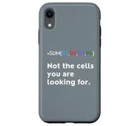 Not the Cells You Were Looking For Excel Accountant Funny Case for iPhone XR