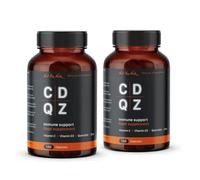 Not The Norm - CDQZ Immune Support Supplement - 120 Vitamin C Capsules with Quercetin, Zinc & D3 Supports Immune Health & Enhances Vitality - Plastic-Free Compostable Packaging (Pack of 2)