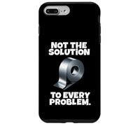 Not The Solution To Every Problem Duct Tape Quote Case for iPhone 7 Plus/8 Plus