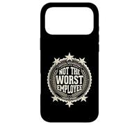 Not The Worst Employee Funny Badge Award Office Case for iPhone 17 Pro Max