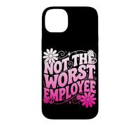 Not the Worst Employee Funny Boss Sarcastic Coworker Office Case for iPhone 14 Plus