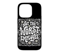 Not the Worst Employee Funny Boss Sarcastic Coworker Office Case for iPhone 14 Pro