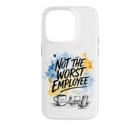 Not the Worst Employee Funny Boss Sarcastic Coworker Office Case for iPhone 14 Pro