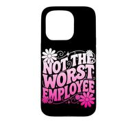 Not the Worst Employee Funny Boss Sarcastic Coworker Office Case for iPhone 15 Pro