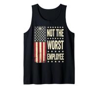 Not the Worst Employee Funny Boss Sarcastic Coworker Office Tank Top