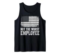 Not the Worst Employee Funny Boss Sarcastic Coworker Office Tank Top