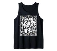 Not the Worst Employee Funny Boss Sarcastic Coworker Office Tank Top