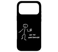 Not The Worst Employee Funny Office Coffee Humor Case for iPhone 17 Pro Max