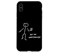 Not The Worst Employee Funny Office Coffee Humor Case for iPhone XS Max