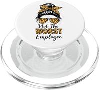 Not The Worst Employee Funny Office Humor Coworkers PopSockets PopGrip for MagSafe