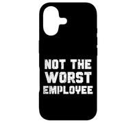 Not The Worst Employee Funny Sarcastic Work Secret Santa Case for iPhone 17