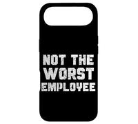 Not The Worst Employee Funny Sarcastic Work Secret Santa Case for iPhone Air
