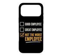 Not The Worst Employee Sarcastic Office Humor Case for iPhone 17 Pro Max