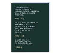 Not This Card (Elizabeth Gilbert for Em & Friends Greeting Cards)