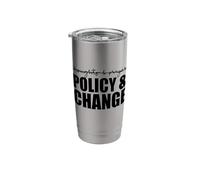 NOT Thoughts & Prayers We Need Policy & Change Anti-Gun Meme Stainless Steel Insulated Tumbler