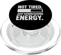 Not Tired, Just Downloading Energy PopSockets PopGrip for MagSafe