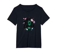 Not Today Cancer Defiant Support Awareness Empowerment T-Shirt, Women's Plus, Black, 1X