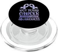 Not Today Cancer Stomach Cancer Awareness PopSockets PopGrip for MagSafe