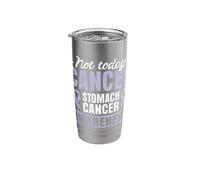 Not Today Cancer Stomach Cancer Awareness Stainless Steel Insulated Tumbler