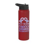 Not Today Cancer Stomach Cancer Awareness Stainless Steel Insulated Water Bottle