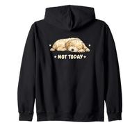 Not Today - Cavapoo Dog Design for Cavapoo Owners Zip Hoodie