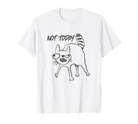 Not Today Crazy Cat Mood T-Shirt