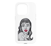 Not Today Cupid Anti Valentine's Day Vintage Pop Art Girl Case for iPhone 15 Pro