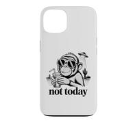 Not Today Funny Retro Monkey UFO Desert Vintage Humor Case for iPhone 13