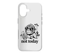 Not Today Funny Retro Monkey UFO Desert Vintage Humor Case for iPhone 17