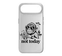 Not Today Funny Retro Monkey UFO Desert Vintage Humor Case for iPhone Air
