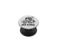 Not Today Funny Retro Monkey UFO Desert Vintage Humor PopSockets Adhesive PopGrip