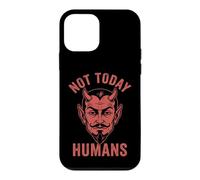 Not Today, Humans - Funny Satan Saying Evil Devil Halloween Case for iPhone 12 mini